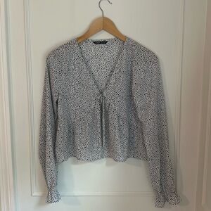 SHEIN Polka-dot Blouse